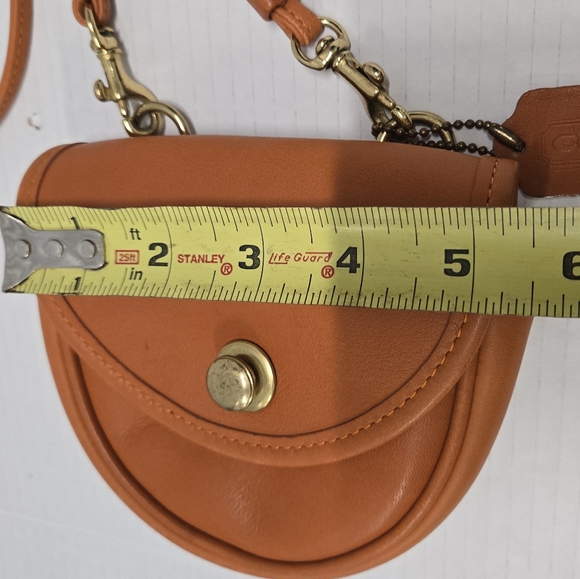 Vintage Coach Mini Belt Crossbody Bag in Brown - Picture 15 of 16